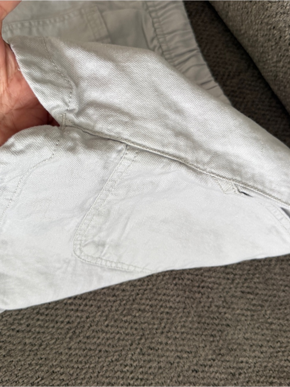 Cynthia Rowley White Elastic Drawstring Athletic Shorts - Picture 5 of 5